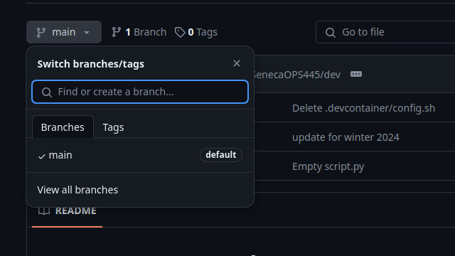 Create Branch